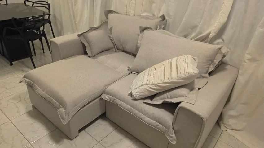Sofá Retrátil Premium em Linho (NOVO) - Foto 2