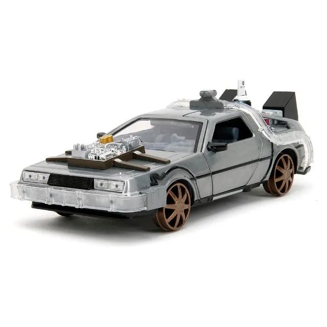 MINIATURA DE CARRO JADA BACK TO THE FUTURE PART III - TIME MACHINE (TRAIN SCENE) - ESCALA 