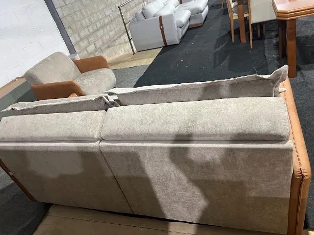 Sofá cama Clean 2.20cm no linho - Foto 3