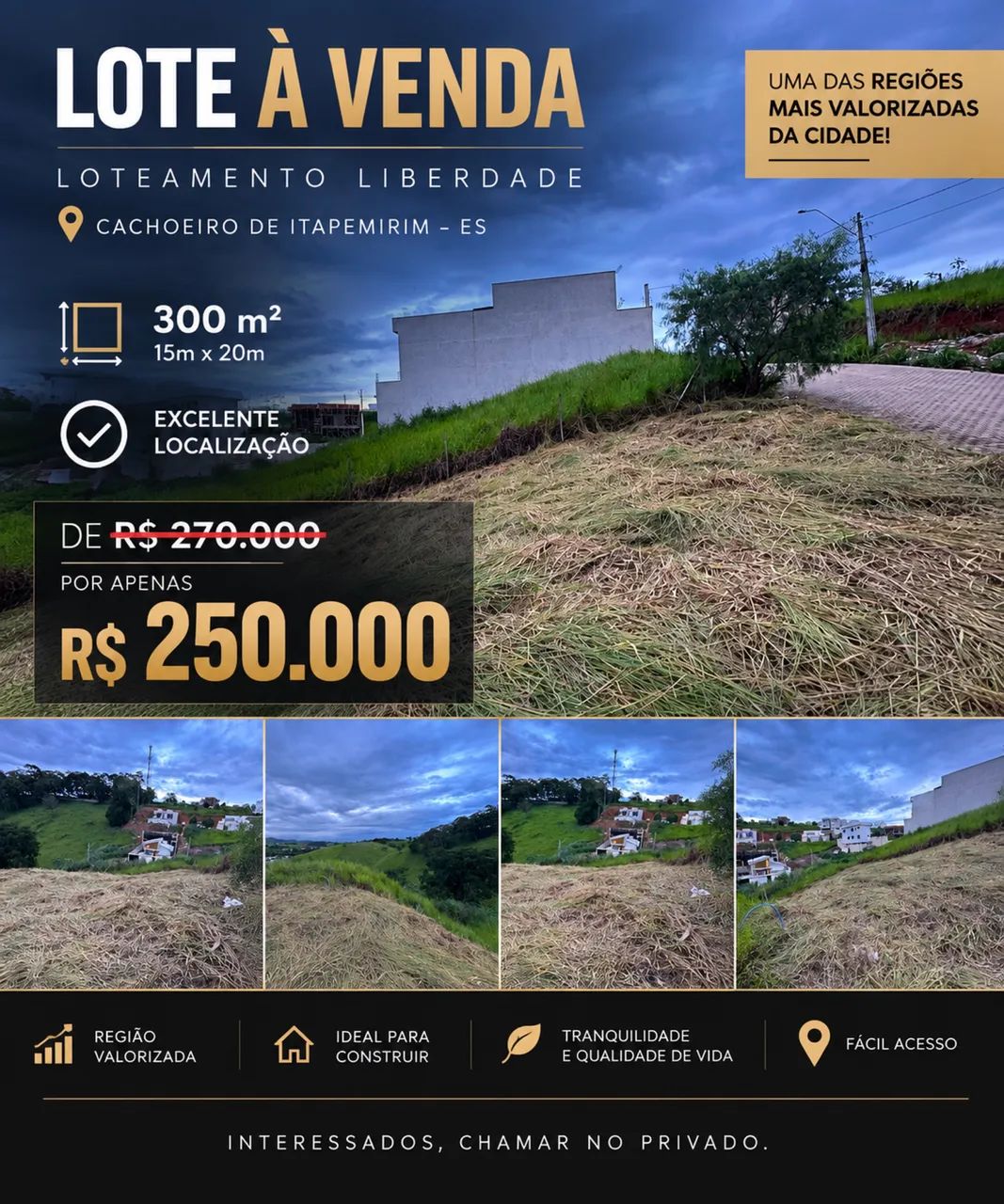 LOTE À VENDA - LOTEAMENTO LIBERDADE