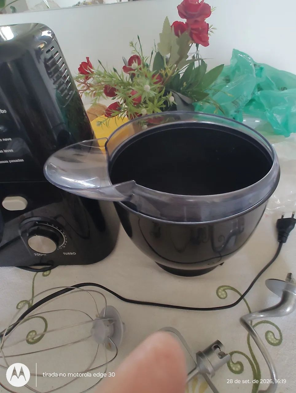 Produtos diversos, quadros, telefone, batedeira e discos - Foto 5
