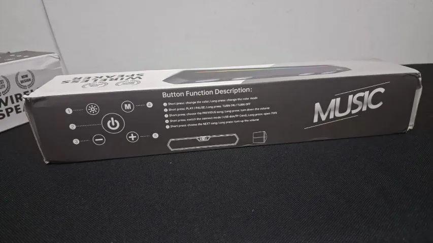 Caixa de som Bluetooth RGB - Foto 2