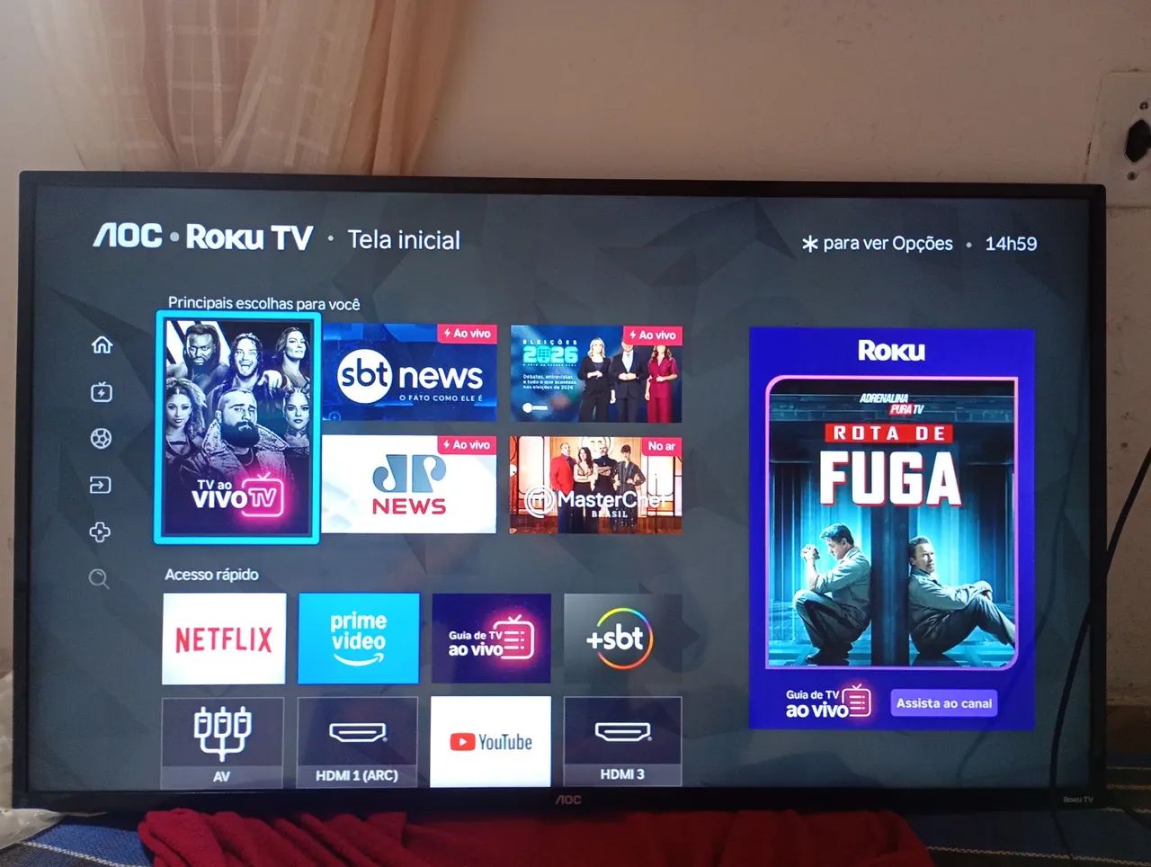 Smartv 43 polegadas AOC  - Foto 3