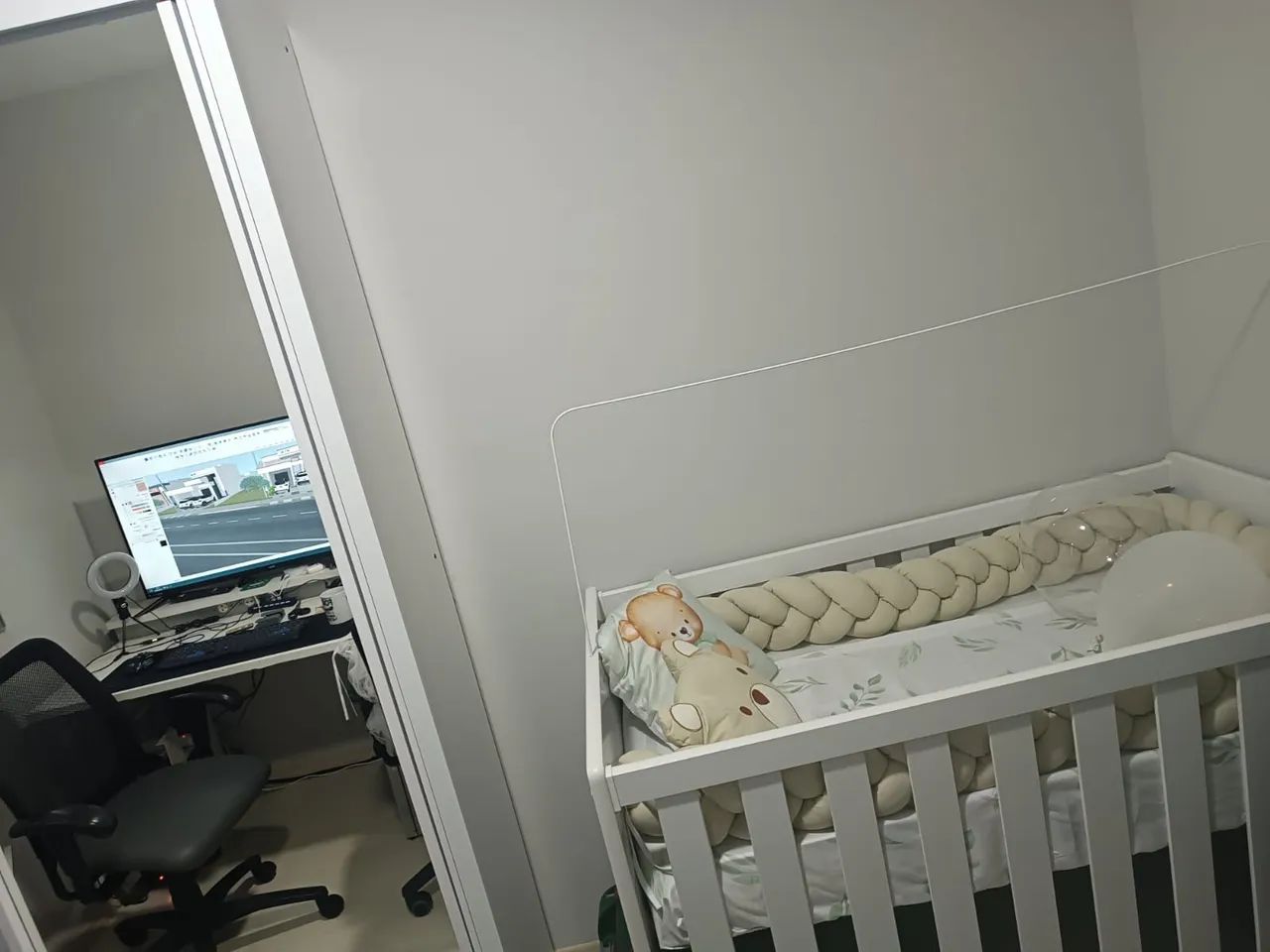 Berço branco com arco - Foto 2