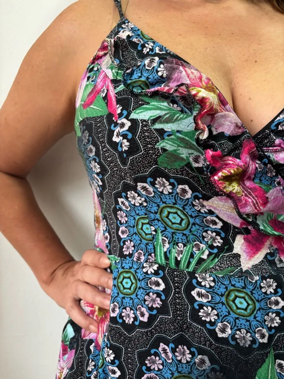 vestido longo transpassado  - Foto 3
