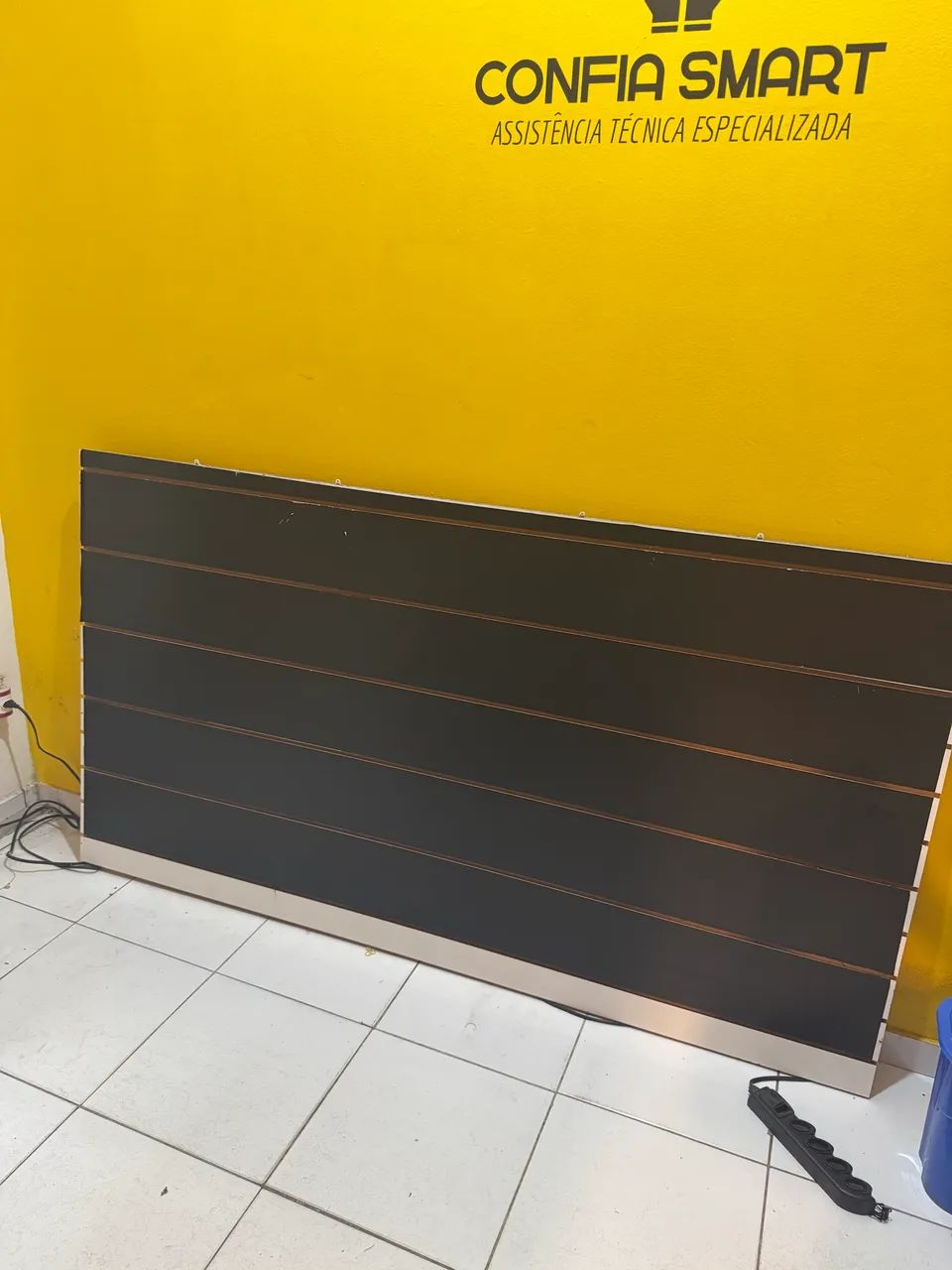 Painel Canaletado - Branco mas Plotado de Preto - Foto 2