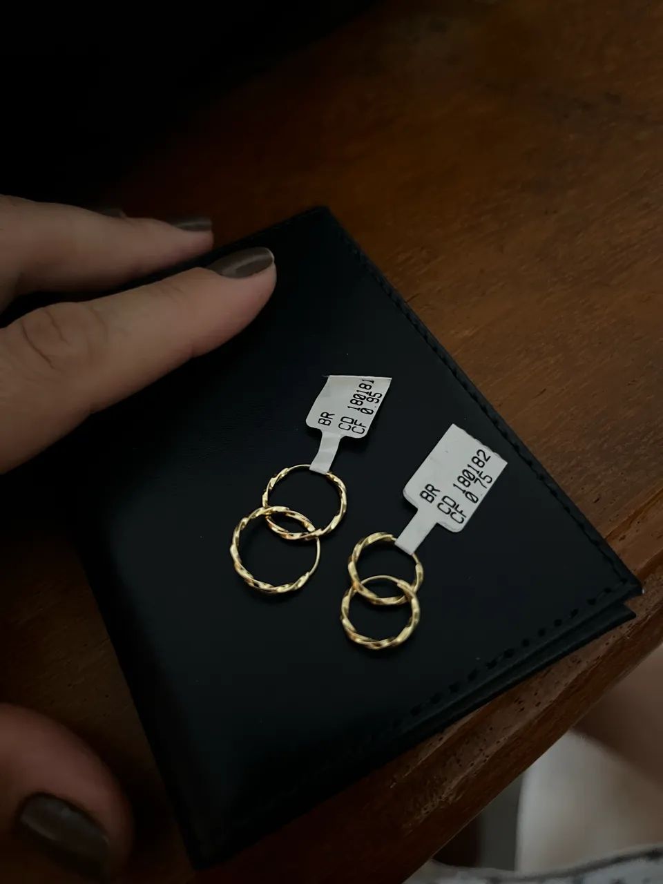 Kit de argolas em ouro 18k