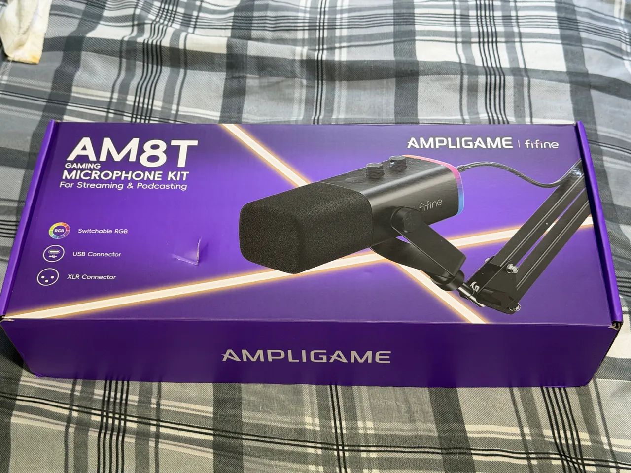 Microfone Gamer Streaming AM8T