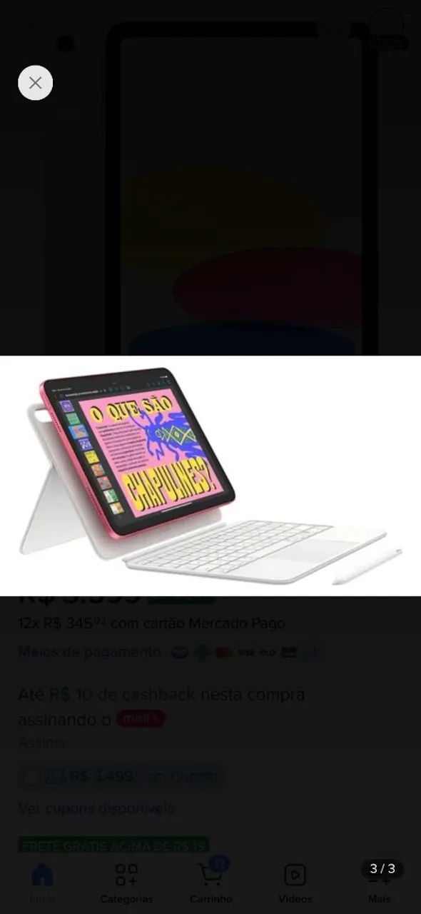 iPad Air de 11 polegadas 128 GB - Prata - Foto 4