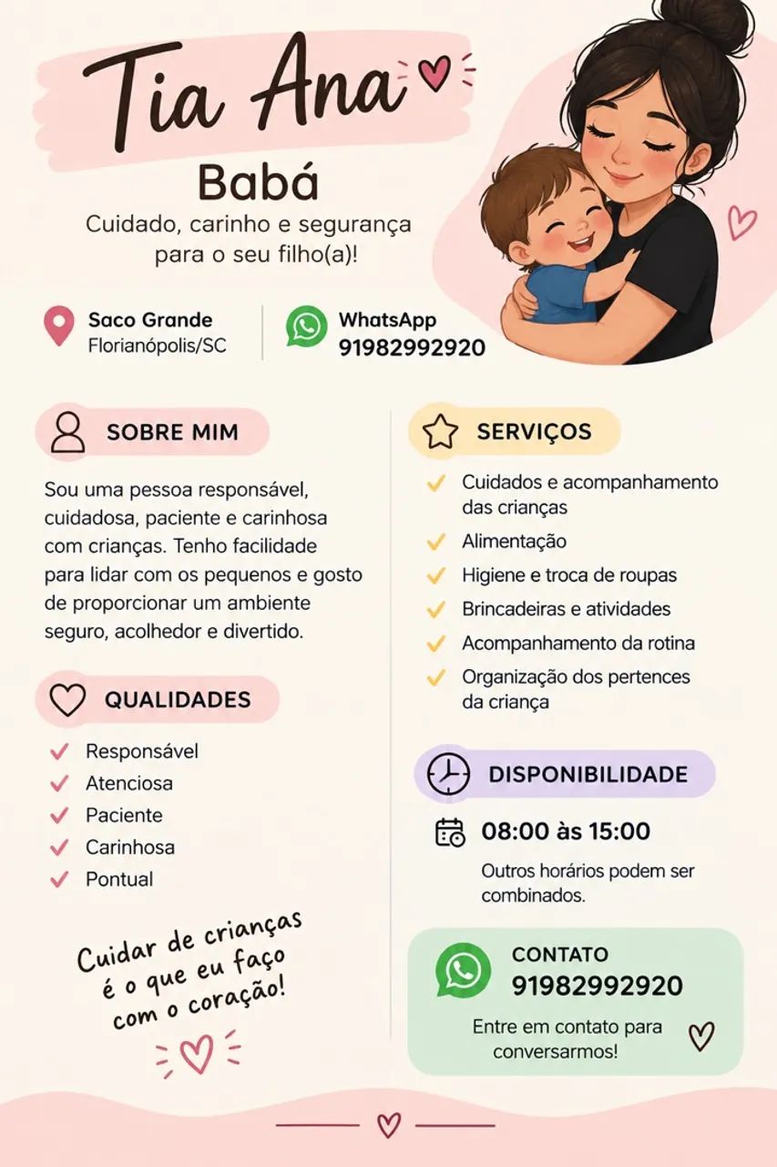 Babá Disponível 