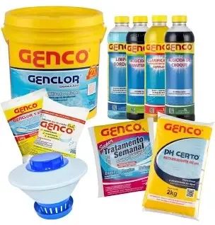 Produtos de limpeza de piscinas 