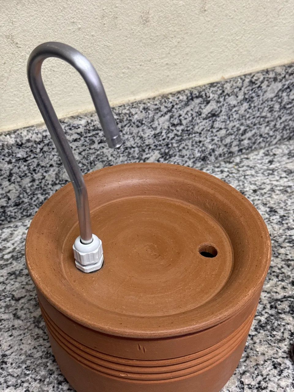 Bebedouro Fonte Gatos Cerâmica 2,5l