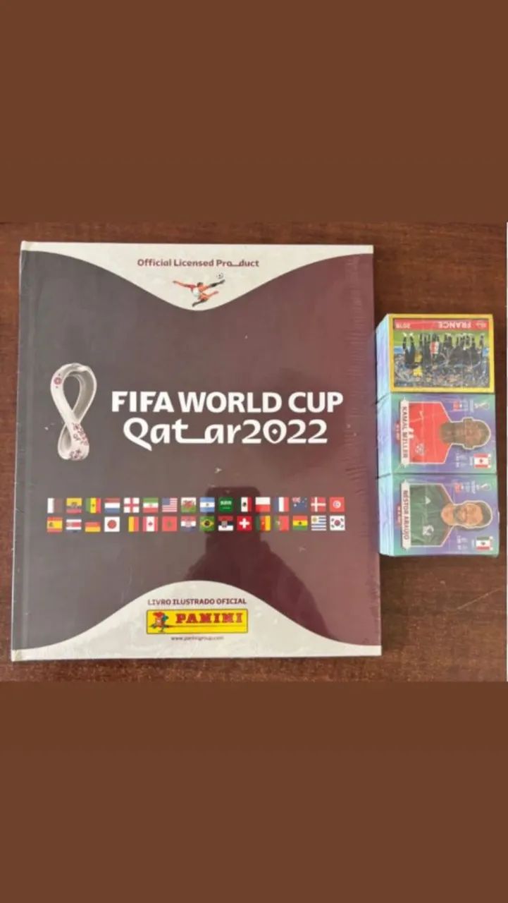 Álbum completo 2022 figurinhas para colar.