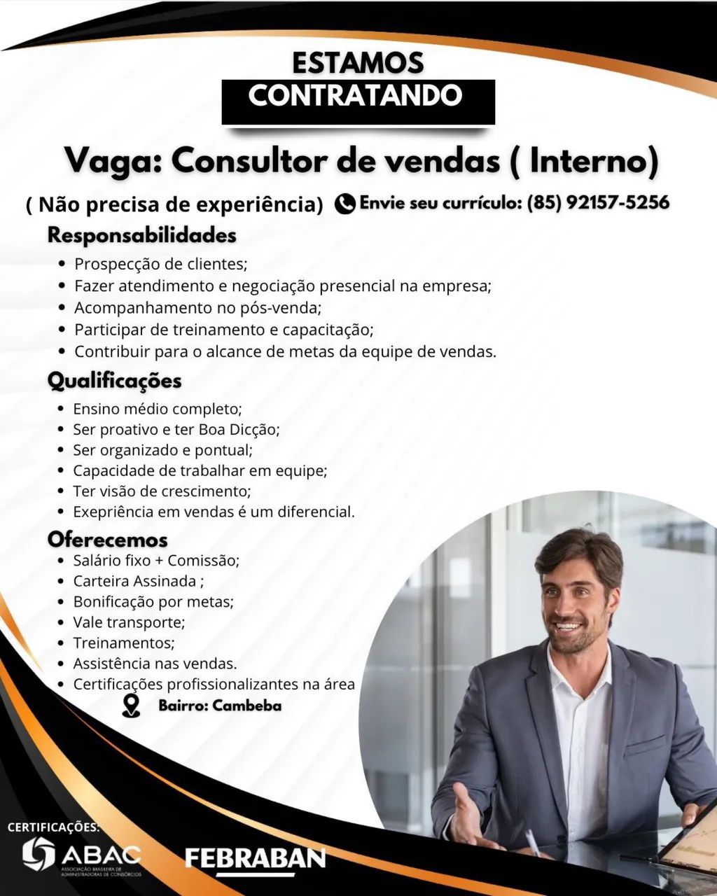 Consultor de vendas 