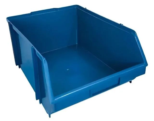 Gaveteiro Bin Caixa N8 Organizadora Estante Parafusos Azul - Foto 2