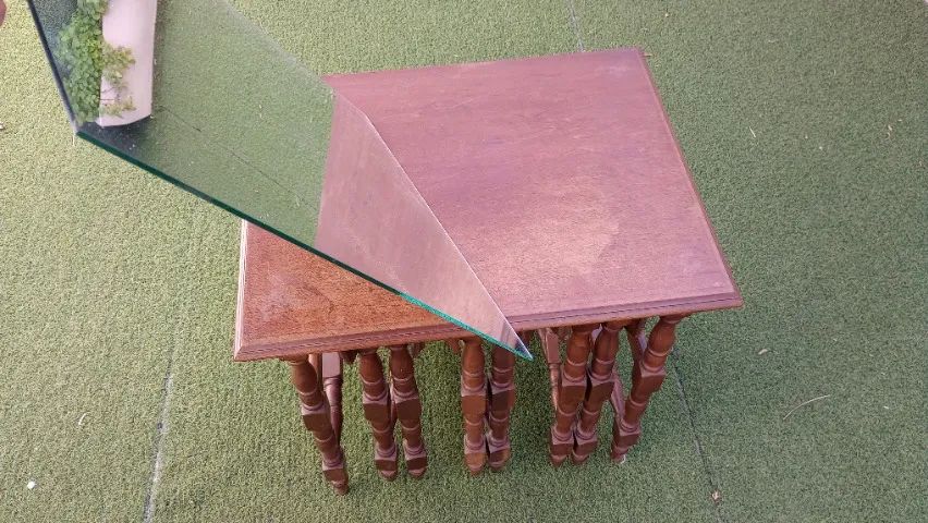 conjunto de mesas dobráveis - Foto 4