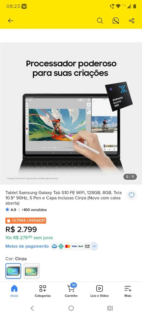Galaxy Tab S10 Fe - Foto 4