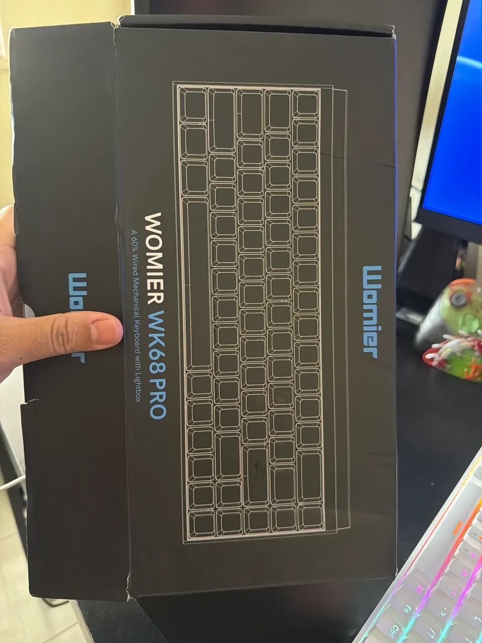 Teclado gamer Womier Novo zero  - Foto 4
