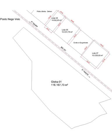 Terrenos em Itabuna na BR 101 de 20.000m²