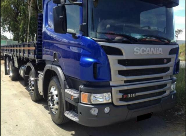Scania p310 bitruck 8x2 2016 carga seca