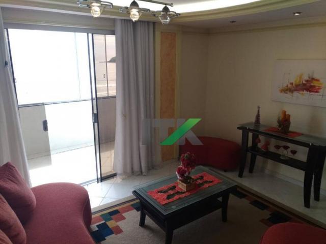 Apartamento frente mar 3 dormitórios + dependência à venda, 208 m² por r$ 1.600.000 - cent - Foto 5