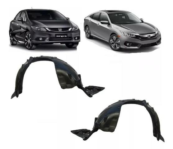 Par Parabarro Lameiro Honda Civic 2016 2017 2018 Dianteiro
