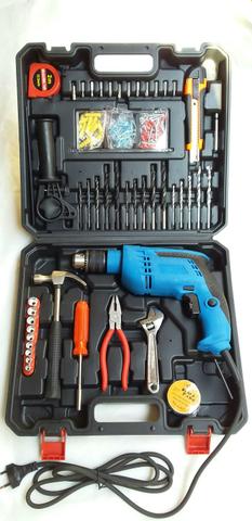 Kit Furadeira de impacto 110v - 750w de potencia 50 pcs