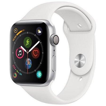 Apple Watch Series 4 44 MM MU6A2LL/A A1978 Silver/White