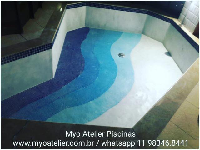 Raia mosaico para piscina, peixe, tartaruga, polvo, cavalo marinho, mosaico - Foto 4