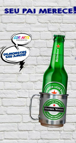 Caneca de aluminio personalizada - Foto 3