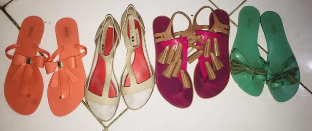 Vendo lote de Melissa original numeração 38