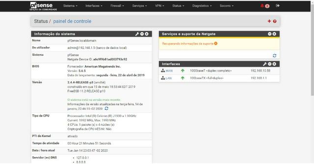 Router Firewall Pfsense Mini PC "NOVO"