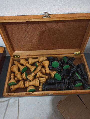 Jogo de chadrez antigo - Foto 2