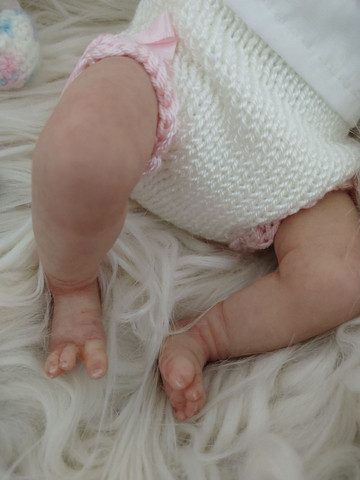 Reborn mini bebezinha pronta entrega - Foto 4