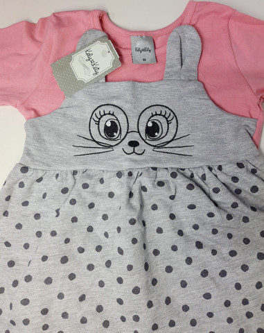 Vestido manga longa 1 ao 3 - Foto 5