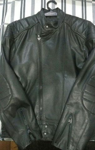 jaqueta de couro masculina olx