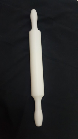 Rolo Fixo de Polietileno/Plástico Para Massa de Pastel Cilindro Leão e Fechadora Toshiro - Foto 3