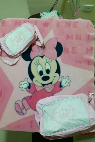 Bolsa saída de maternidade e cobertor - Foto 3