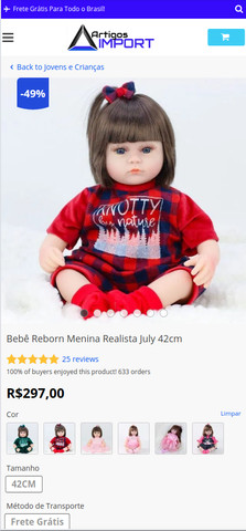 Boneca Reborn Vários Modelos e tipos - Foto 2