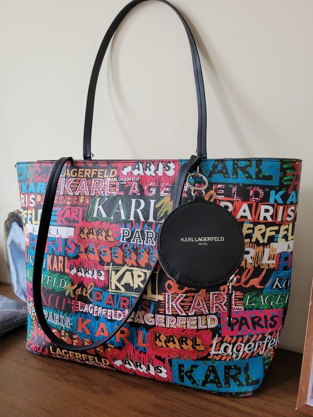 karl lagerfeld canvas bolsa