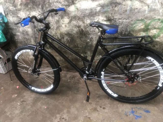 Bikes Mil Grau - ⚠ATENÇÃO Não reservo!! quem chegar primeiro leva! vendo  bicicleta poti semi nova 230 REAIS ✓pintura nova,automotiva ✓quadro  original ✓folhas comum de aluminio ✓raiação grossa ✓pneus em ótimo estado