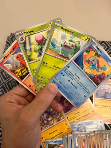 85 Cartas Pokemon Sem Repetições Original 5 brilhantes Garantidas