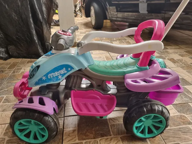 Motoca Carro de Passeio Infantil Velotrol Lelecita Rosa - Loja