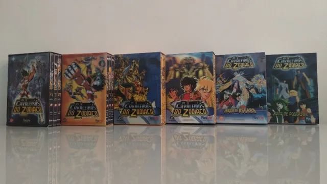 Os Cavaleiros Do Zodíaco Série Clássica Dublada Em Dvd