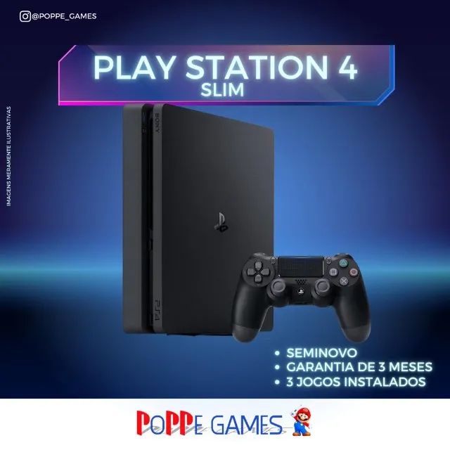 Super Play Games - Ps4 Pro semi novo , revisado com 3 meses de garantia.  Mais informações chama no WhatsApp 41999026604 . . . . . 🎮🎮🎮🎮