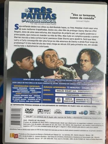 Dvd: Os três patetas e parada musical - Foto 3