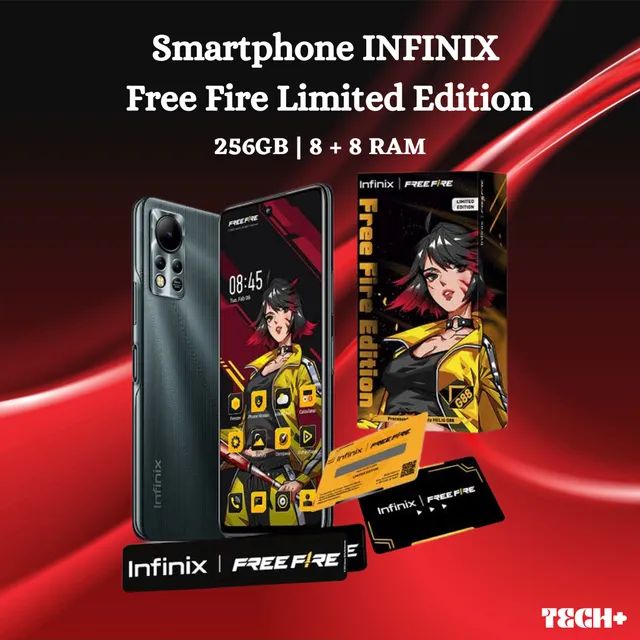 Infinix Free Fire Limited Edition: Smartphone gamer por menos de R