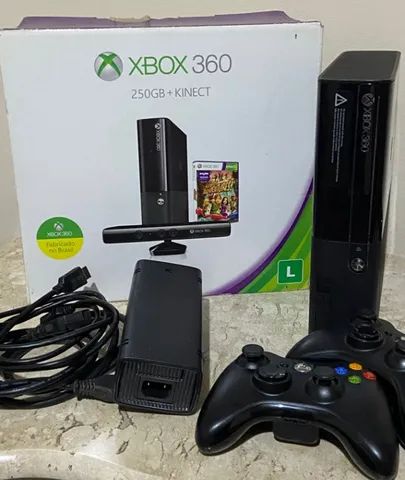 Xbox 360 Super Slim 250gb Usado Bloqueado + Jogo Original