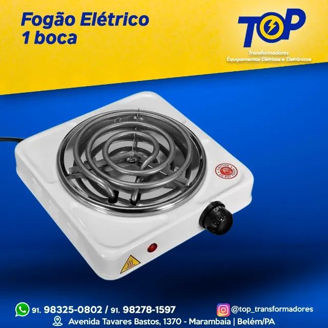 fogão elétrico 1 boca 127v