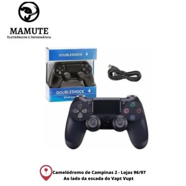 Controle Ps4 Joystick Sem Fio Compatível Play Recarregável